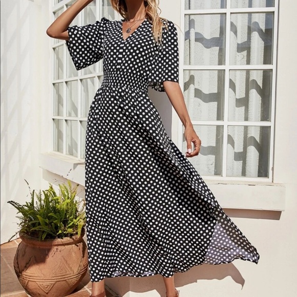 Polka Dot maxi dress - Picture 3 of 6